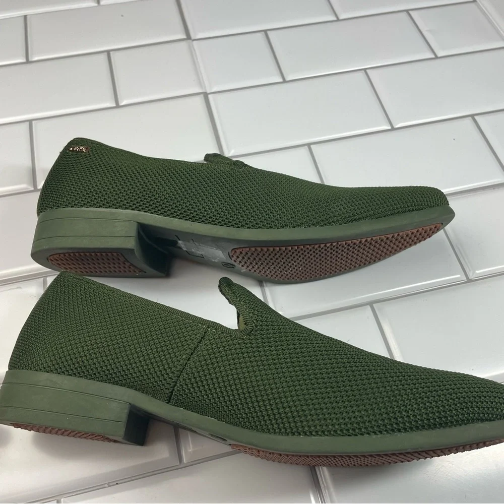 Men's Jeko‎ Green Mesh Slip-On Loafers Driving Shoes Size 8